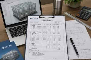 不锈钢水箱设计图纸和报价清单